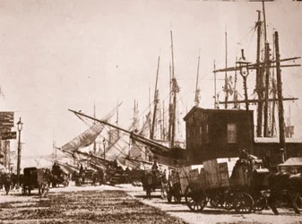 West St., New York, années 1870